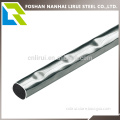 Durable decorative round pattern stainless steel tube for balustrades